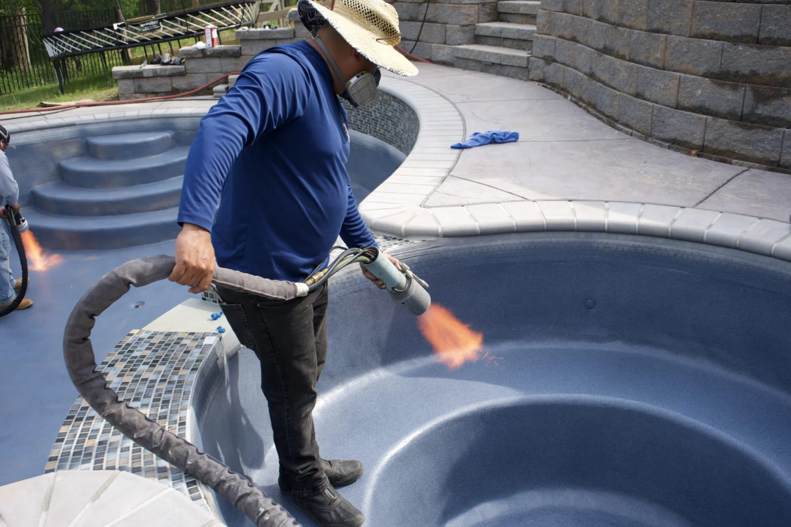 ecofinish application flame close (eco07045)